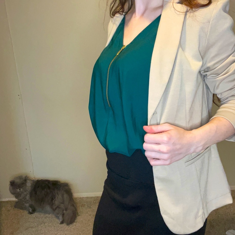 Express Green Blouse